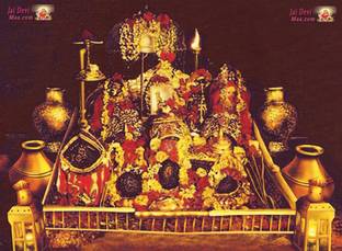Maa Vaishno Devi wallpaper Digital Painting 2 on LARGE PRINT 36X24 INCHES Photographic Paper