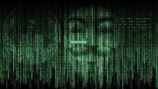 Hack hacking hacker virus anarchy dark computer internet anonymous on LARGE PRINT 36X24 INCHES Photographic Paper