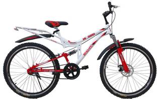 Hi-Bird Singham Sspeed 26 Inch White Red 26 T (inch) Mountain Cycle