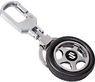Gabriella Suzuki Logo Premium Quality Rotating Wheel Tyre Key Chain