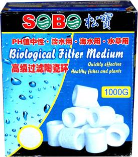 SOBO Ceramic Ring 1000G aquariam filter Undergravel Aquarium Filter