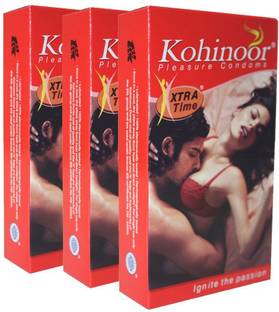 KOHINOOR Xtra Time (10Pcs) (Pack of 3) total 30 Qty Condom