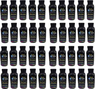 PrintStar Ultra Dark Toner Powder For HP 12A / 15A / 49A / 53A Canon FX9 Toner Cartridge Pack Of 40 Black Ink Toner