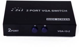 microware 2 Port VGA Switch Media Streaming Device