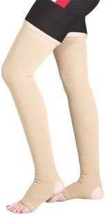 KUDIZE Varicose Vein Stocking Compression Premium Thigh Length (57.5 CM TO 65 CM ) Knee Support