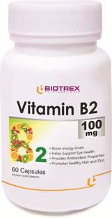 BIOTREX NUTRACEUTICALS Vitamin B2 - 100mg (60 Capsules)