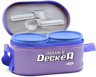 MILTON Double Decker 3 Containers Lunch Box