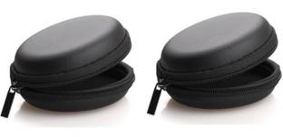 RETRACK Leather Zipper Headphone Pouch For Universal