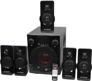 Barry John BJ-5.1-HT-BUA Wooden/Plastic Multimedia Speakers System (Black) Bluetooth Soundbar