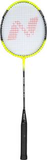 NIVIA Drive Green, Black Strung Badminton Racquet