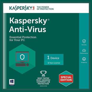 Kaspersky Anti-virus 1.0 User 1 Year