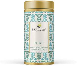Octavius Mint, Pyramid Mint Green Tea Tin