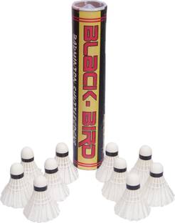 SST Black Word Feather Shuttle  - White