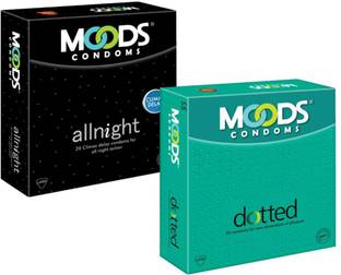 MOODS Allnight and Dotted Condom