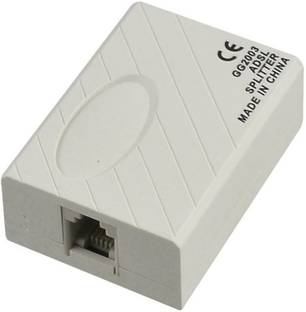 LipiWorld  TV-out Cable ADSL Internet Phone Filter Splitter Broadband Modem Box