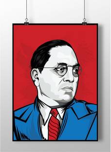 Legendary Ambedkar Wall Poster Fine Art Print
