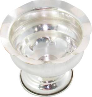 GoldGiftIdeas Agarbatti Stand Holder, Pooja Items for Temple, Silver Plated
