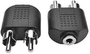 Technology Ahead RCA Audio Video Cable 0 m 2 RCA Male To 3.5 mm AUX Stereo Female Jack Connector
