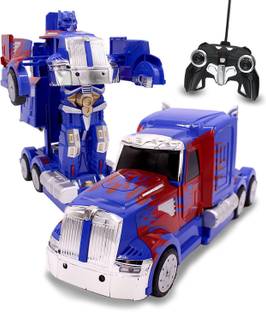 Kiditos 1:14 Scale Remote Control One Button Transforming Autobot Truck Toy