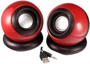 TECHNOCHITRA MINI PORTABLE DIGITAL SPEAKER TO-066 (COLOR-RED) 20 W Laptop/Desktop Speaker