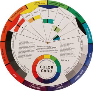 KABEER ART Colour Mixing Wheel Card Educational Board Games