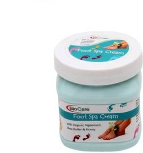 BIOCARE Foot Spa with Organic Peppermint, Shea Butter & Honey Cream