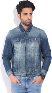 peter england black denim jacket