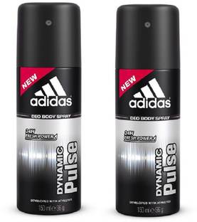 ADIDAS Dynamic Pulse Deodorant Body Spray Pack of 2 (150ML each) Combo Deodorant Spray  -  For Men