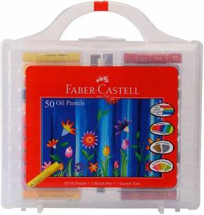 FABER-CASTELL 50 Oil Pastels Carry Case