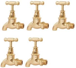LOGGER - Bucket Filler Brass Tap ( Set of 5 pcs) Bib Tap Faucet