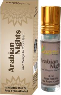 Kazima Arabian Night Rollon Attar 8 ML - Pure Natural Perfume for Unisex Floral Attar