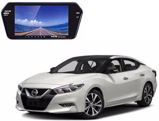AUTOGARH Rear View Mirror 7 Inch Monitor Camera ForC-Class Black LED