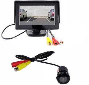 AUTOGARH MBC106A TFT Monitor with LED Reverse Parking Camera For Passat Black LCD