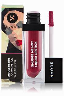 SUGAR Smudge Me Not Liquid Lipstick 02 Brink Of Pink