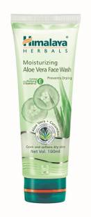 HIMALAYA Herbals Moisturizing Aloe Vera ,100ml Face Wash