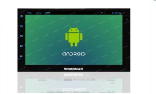 WOODMAN Luxury WMLX22 Android Double Din With Inbuilt GPS Navigation System & Screen Mirroring Car Stereo