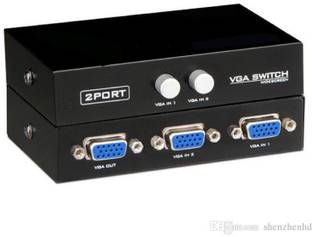 EXPERTRONICS VGA Switch 2 port to Connect Two CPU to One Display Media Streaming Device