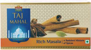 Taj Mahal Rich Spices Masala Tea Bags Box