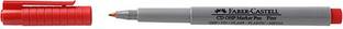 FABER-CASTELL CD OHP MARKER PEN F RED BOX