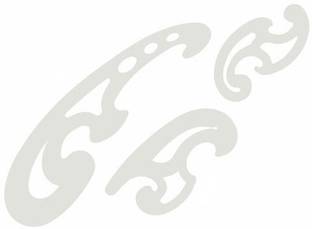 isomars French Curve Quilting Stencil