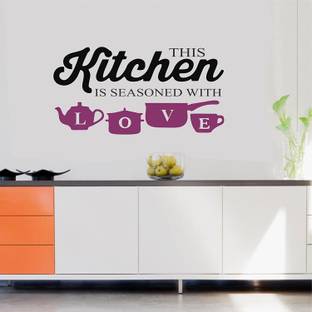 Asmi Collections 65 cm Kitchen Removable Sticker