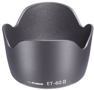 BOOSTY Great ET-60 II Bayonet Mount dedicated replaces lens hood EF-S 55-250mm F/4-5.6 IS II, EF-S 55-250mm F/4-5.6 IS, EF 75-300mm F/4-5.6 III USM, EF 75-300mm F/4-5.6 III Lens  Lens Hood