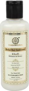 KHADI NATURAL Shikakai & Honey Conditioner SLS & Paraben Free Pack of 2