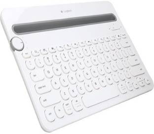 Logitech K480 Bluetooth Handheld Tablet Keyboard Compatible with Desktop, Laptop, Mac
