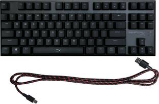 HyperX Alloy FPS Pro Tenkeyless Mechanical Cherry MX Red Wired USB Standard Gaming Keyboard Compatible with Desktop, Laptop, Mac