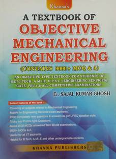 A Textbook of Objective Mechanical Engineering (Contains 9000+ MCQ & A)
