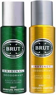 BRUT Original+Instinct Efficacite Longue Duree Deodorant Deodorant Spray  -  For Men