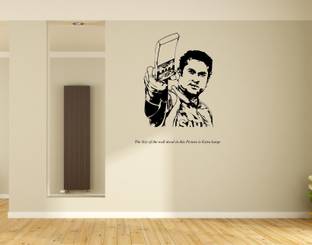 peacockirde 60 cm Sachin Tendulkar Self Adhesive Sticker