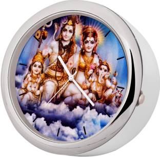 Evelyn Analog Blue Clock