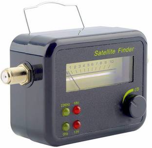 BALRAMA JBN SF-9506 Satellite Finder Signal Pointer DB Meter Dish Antenna Receiver Gain Measuring Instrument Tool for Digital TV Free To Air DTH Any Dish HD HDTV LNB DIRECT TV Networking Tool 13-18V DC 4 LED SOLID DBC Non-magnetic Electronic Level